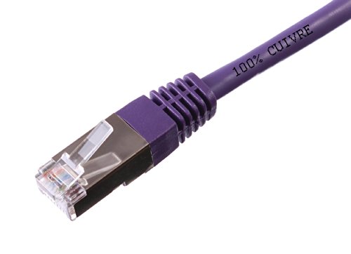 Griff 'LAN 23735 Ethernet-Kabel (RJ45, 15 m violett von Griff'lan