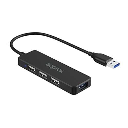 HUB 3 PUERTOS USB 2.0 + 1 Puerto USB 3.0 Negro APPROX 3XUSB2.0, 1XUSB3.0/ USB-A HUB 3 PUERTOS USB 2.0 + 1 Puerto USB 3.0 Negro APPROX 3XUSB2.0, 1XUSB3.0/ USB-A von Griffin