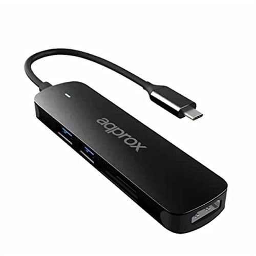 HUB 5 PUERTOS USB 3.0 Type C Negro APPROX 2XUSB3.0, HDMI, SD, MICROSD/USB-C HUB 5 PUERTOS USB 3.0 Type C Negro APPROX 2XUSB3.0, HDMI, SD, MICROSD/USB-C von Griffin