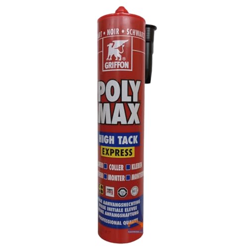 Griffon Poly Max High Tack Express montagekit Komo zwart von Griffon