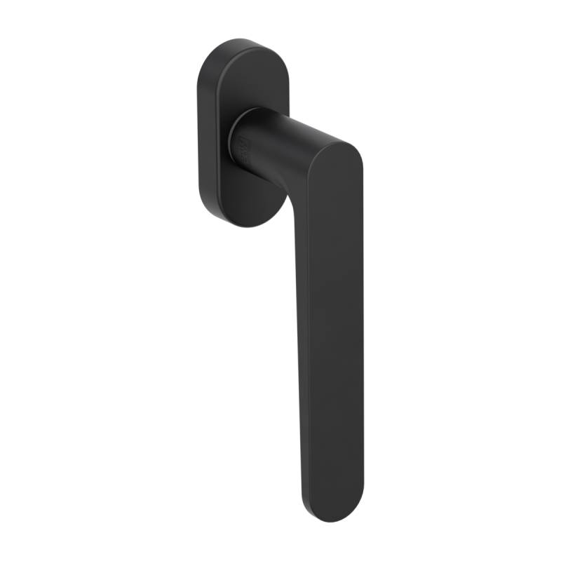 GRIFFWERK Fenstergriff AVUS unverschließbar 7 x 42 mm DIN Links Graphitschwarz von Griffwerk
