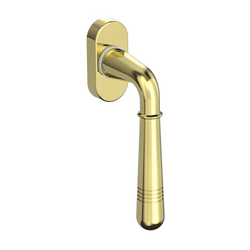 GRIFFWERK Fenstergriff FABIA Messing-Optik L/R 7x42mm von Griffwerk
