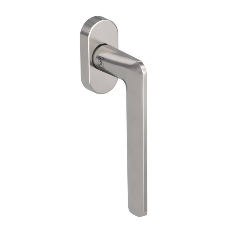 GRIFFWERK Fenstergriff REMOTE -Samtgrau Fensterolive -unverschließbar links Stiflänge 7x42mm von Griffwerk