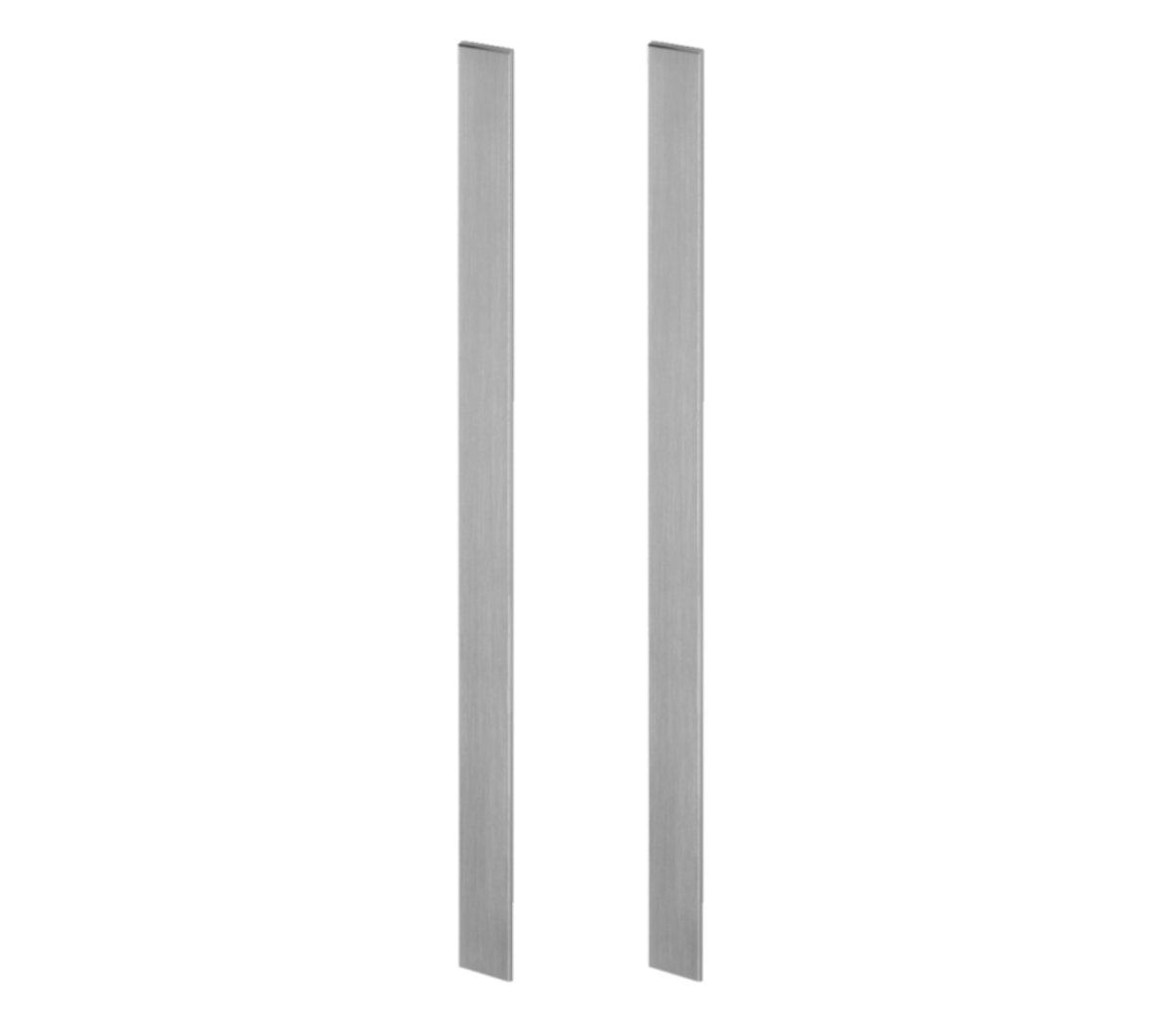 Griffwerk LUCIA GST -Edelstahl matt-Optik Griffleisten-Paar -Sensat. -für Glas -Länge: 430mm von Griffwerk