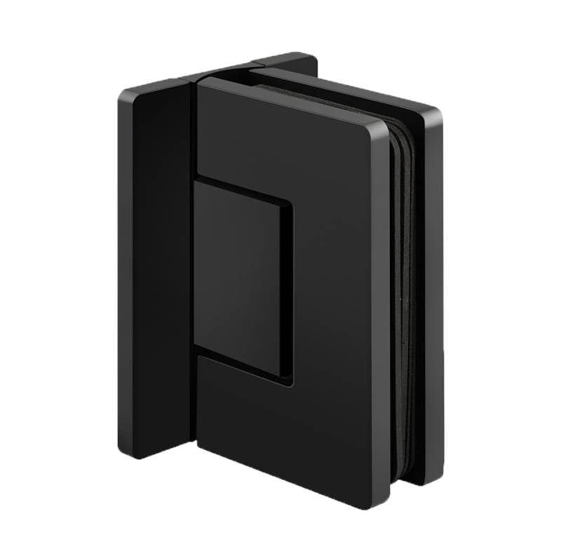 Griffwerk Pendeltürband 1.0 -Glas-Wand -Graphitschwarz T-Anschraubplatte 50Kg Traglast (pro Paar) -stückweise verpackt von Griffwerk