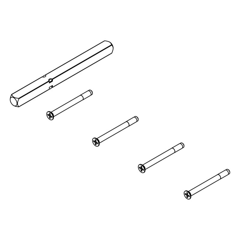 Griffwerk Set für FRAME | DESIGN MANUFAKTUR Griffpaar Vollstift 8x8mm mit Schrauben -Stift 8x115mm, M4x75mm, TS 55-60mm Griffwerk Set für FRAME | DESIGN MANUFAKTUR Griffpaar Vollstift 8x8mm mit Schrauben -Stift 8x115mm, M4x75mm, TS 55-60mm von Griffwerk