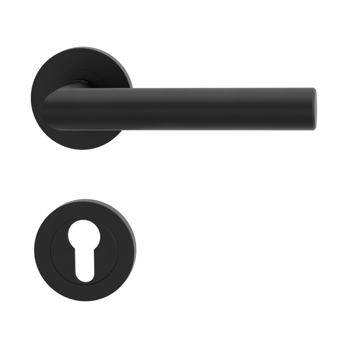 Griffwerk Türgriffgarnitur LUCIA PROF Schraubtechnik FS Rosetten rund Profilzylinder Graphitschwarz Griffwerk Türgriffgarnitur LUCIA PROF Schraubtechnik FS Rosetten rund Profilzylinder Graphitschwarz von Griffwerk