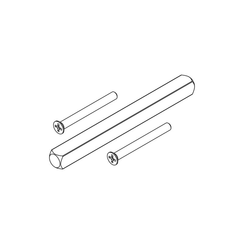 Griffwerk Vollstiftset zur Türstärkeerweiterung für ONE-Garnituren 45-50 mm von Griffwerk