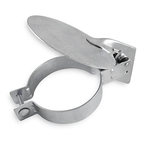 Regenklappe für Traktor Auspuffkappe Wetterkappe Generator Schlepper Geräuschlos Regenschutz (102 mm (97mm - 107mm)) von Grilindo