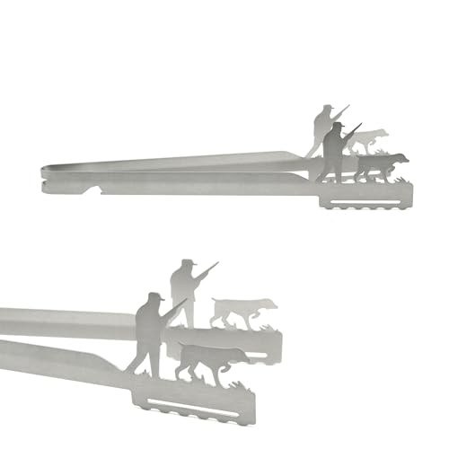 Grillzange Motiv Jäger/Jägerin Jagd, spülmaschinengeeignet, Geschenkidee, Männergeschenk, Geschenk Jäger, Jagdgeschenk von Grill-Zangen.de