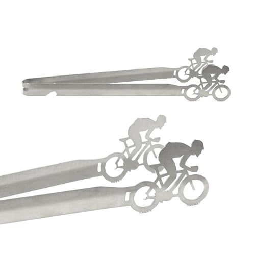Grillzange Motiv Rennrad, spülmaschinengeeignet, Geschenkidee, Männergeschenk, Radsport, Radsportgeschenk, Rennradfahrer Geschenk von CAROLISA