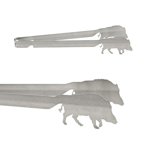 Grillzange Motiv Wildschwein/Jäger/Jägerin Jagd, spülmaschinengeeignet, Geschenkidee, Männergeschenk, Geschenk Jäger, Jagdgeschenk von CAROLISA