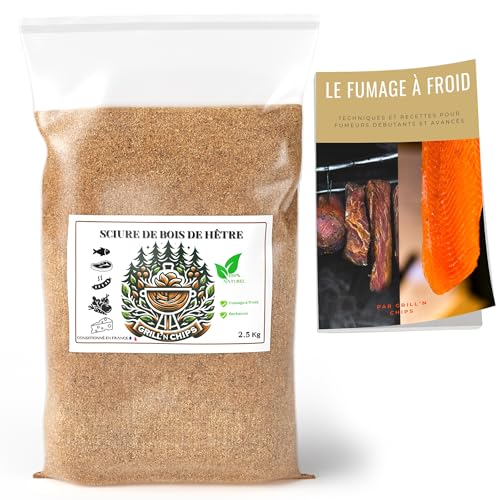 Premium Räuchermehl Buche 2,5 kg – 100% natürlich–Feine Buchenspäne (0,5 mm-1 mm) für Kalträuchern & Heißräuchern – Perfekt für Kaltrauchgenerator, Fleisch & Fisch–Ideal für Räucherofen–Gratis E-Book Premium Räuchermehl Buche 2,5 kg – 100% natürlich–Feine Buchenspäne (0,5 mm-1 mm) für Kalträuchern & Heißräuchern – Perfekt für Kaltrauchgenerator, Fleisch & Fisch–Ideal für Räucherofen–Gratis E-Book von Grill'n Chips