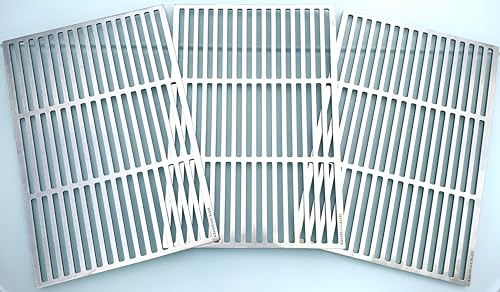 Grillrost Edelstahl V2A 1.4301 Ersatzrost passt für Grills RÖSLE VIDERO G6 + G6-S Vario + PRO G6-S Vario + ALLFLAME Hero 6 von Grill2Chill