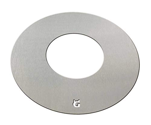 Feuerplatte/Grillring/Grillplatte/Grill für Feuertonne Stahlfässer Stahltonne Kugelgrill (Feuerplatte Ø 54,5 cm für 57er Kugelgrill) von Grillclub