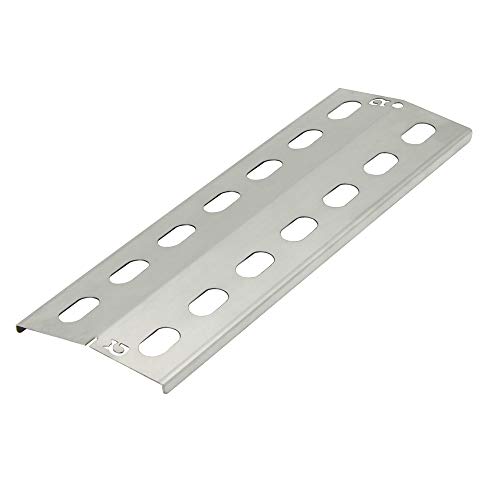 1 x Edelstahl Brennerabdeckung 43,5 x 16 cm - extra Starke 1,5 mm - für Gasgrill Flammenverteiler Flammenabdeckung Grillblech Flammenblech von Grillclub