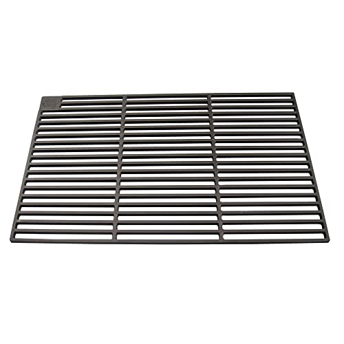 Gusseisen Grillrost/Diverse Größen/schwarz schwer/emailliert/für Weber Tepro Landmann und andere Hersteller/Gasgrill Holzkohlegrill Elektrogrill und andere (Gusseisen, 48 x 48 cm) von Grillclub