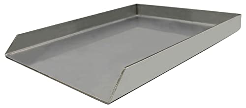 4 mm starke Edelstahl Universal - Grillplatte Grillblech Plancha 44,2 x 25,5 cm verschweißt von Grillclub
