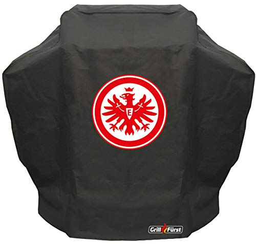 Grillfürst Grill Abdeckhaube Eintracht Frankfurt - robuste Grill-Abdeckung 138 x 72 x 115 cm, wetterfest und wasserdicht, Abdeckung Gasgrill für Weber Gasgrill Serie Spirit 300 von Grillfürst