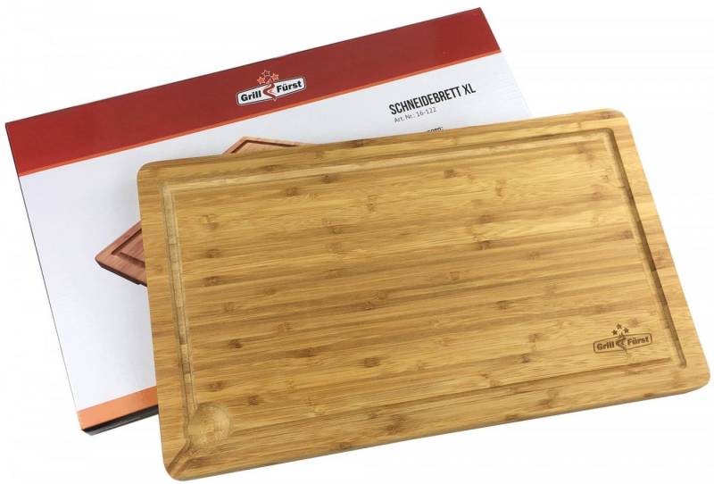 Grillfürst Räucherbrett Grillfürst Bambus Schneidebrett groß 50 x 30 cm (Bambus) von Grillfürst