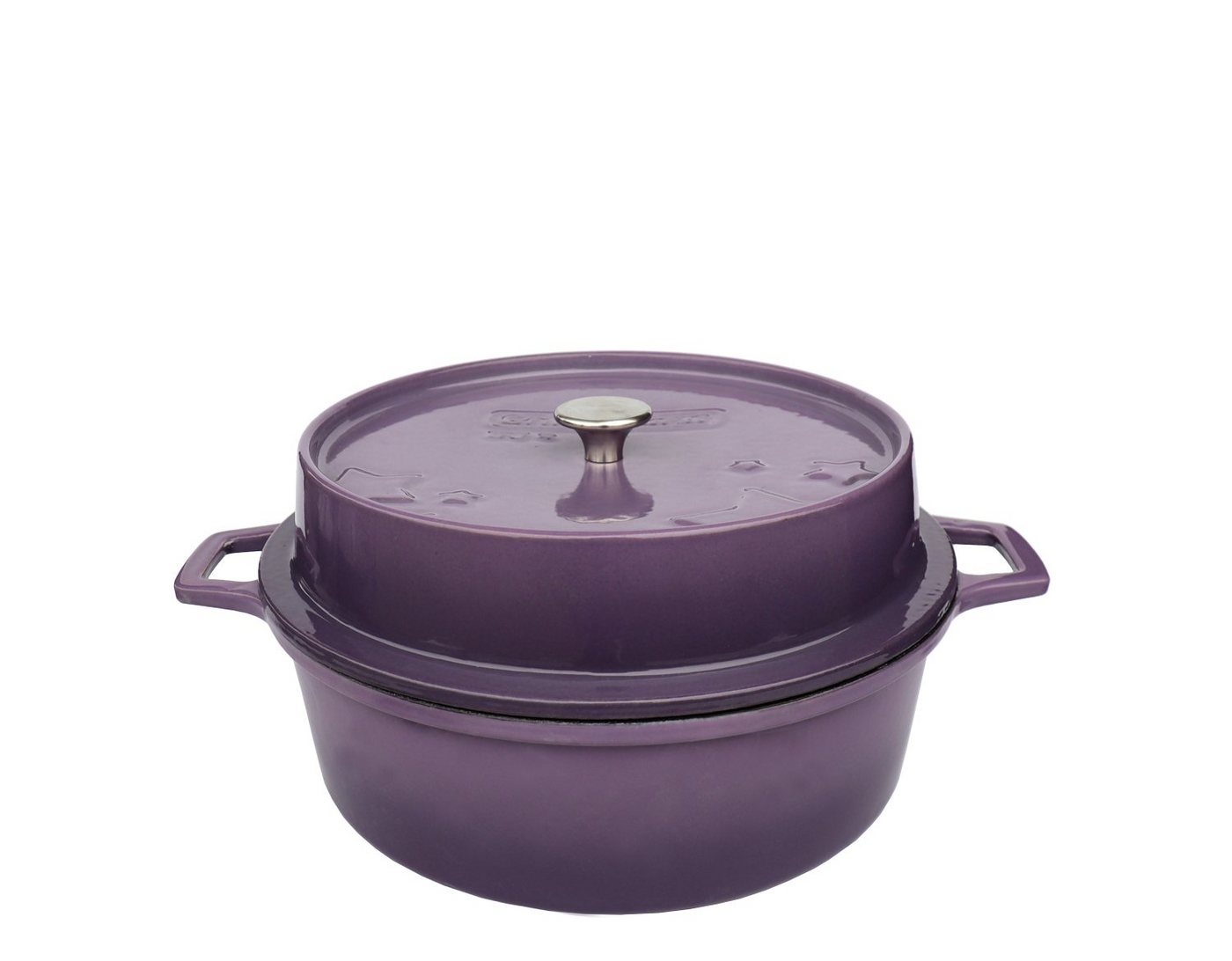 Grillfürst Bratentopf Grillfürst emaillierter Dutch Oven ohne Füsse DO4 - lila Grillfürst Bratentopf Grillfürst emaillierter Dutch Oven ohne Füsse DO4 - lila von Grillfürst