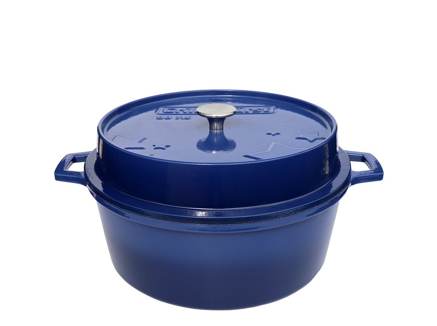 Grillfürst Bratentopf Grillfürst emaillierter Dutch Oven ohne Füsse DO7,5 - blau Grillfürst Bratentopf Grillfürst emaillierter Dutch Oven ohne Füsse DO7,5 - blau von Grillfürst