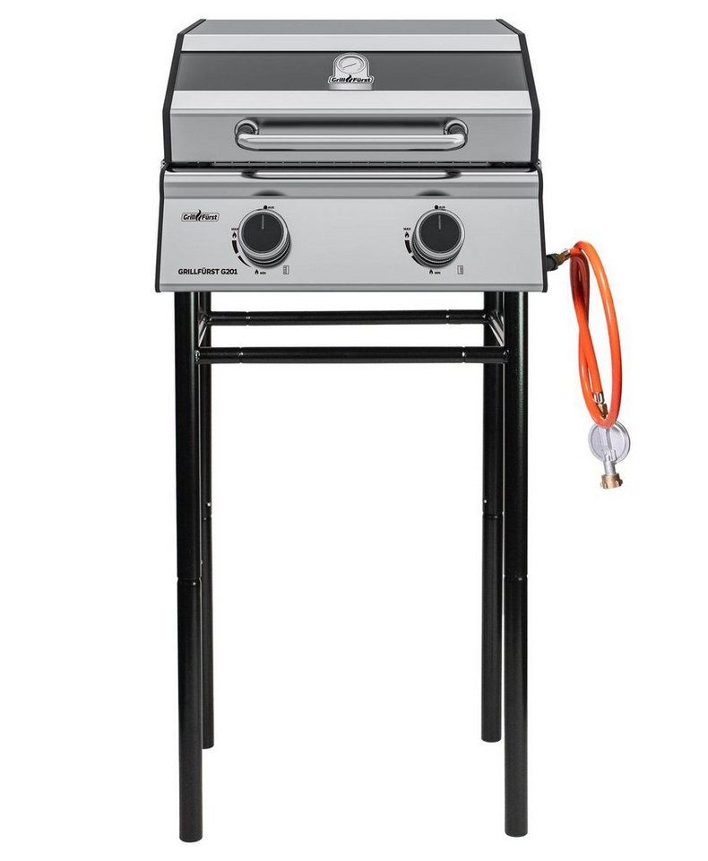 Grillfürst Camping-Gasgrill Grillfürst G201E 2-Brenner Camping Gasgrill 50mbar inkl. Untergestell Grillfürst Camping-Gasgrill Grillfürst G201E 2-Brenner Camping Gasgrill 50mbar inkl. Untergestell von Grillfürst