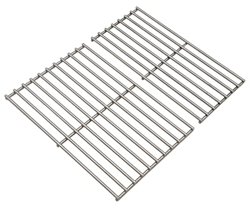 Grillfürst Edelstahl Grillrost Campinggrill G201 - Pflegeleichte Grillgitter mit 6 mm starken Streben, Ersatz Grillroste im Format 32,8 x 22,8 cm und 32,8 x 16,2 cm cm von Grillfürst