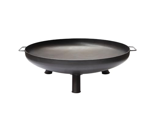 Grillfürst Feuerschale Ø 80 cm aus Stahl - Feuerschale für den Garten oder die Terrasse, massiv, langlebig und hitzebeständig, für Lagerfeuer oder als Kochstelle, Durchmesser 80 cm Grillfürst Feuerschale Ø 80 cm aus Stahl - Feuerschale für den Garten oder die Terrasse, massiv, langlebig und hitzebeständig, für Lagerfeuer oder als Kochstelle, Durchmesser 80 cm von Grillfürst