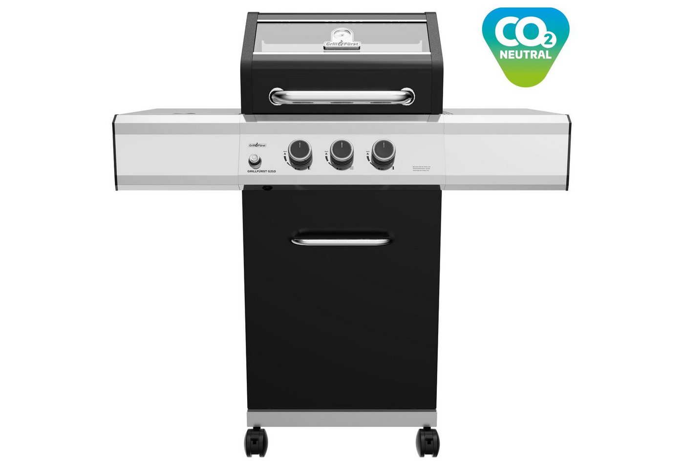 Grillfürst Gasgrill Grillfürst G210E 2-Brenner Gasgrill mit Edelstahl Rosten von Grillfürst