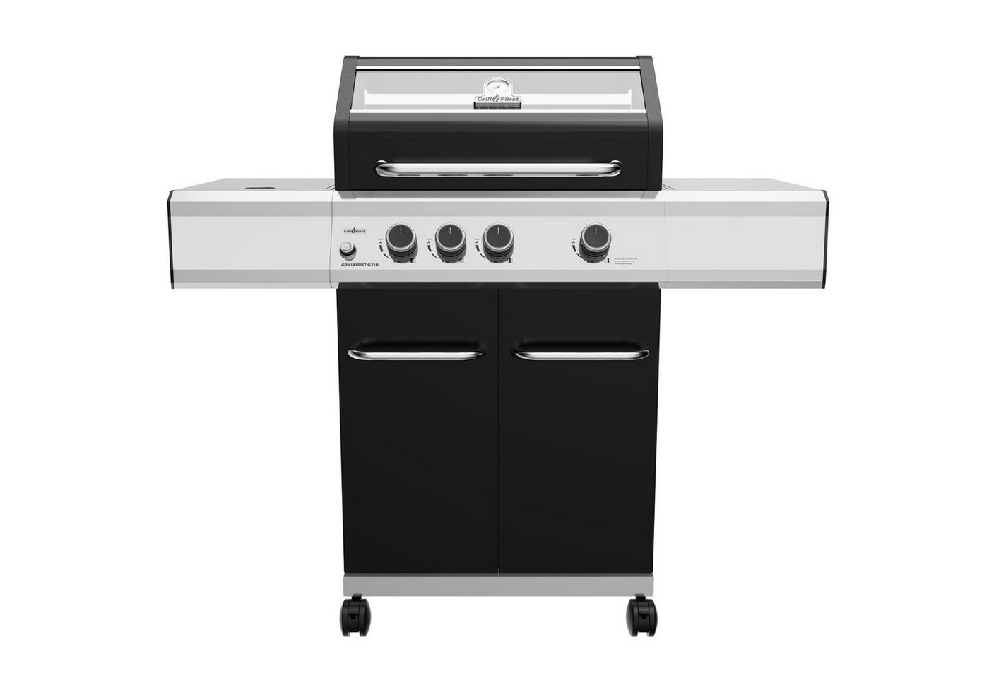 Grillfürst Gasgrill Grillfürst G310E 3-Brenner mit Hochtemperaturbrenner Edelstahl Rosten von Grillfürst