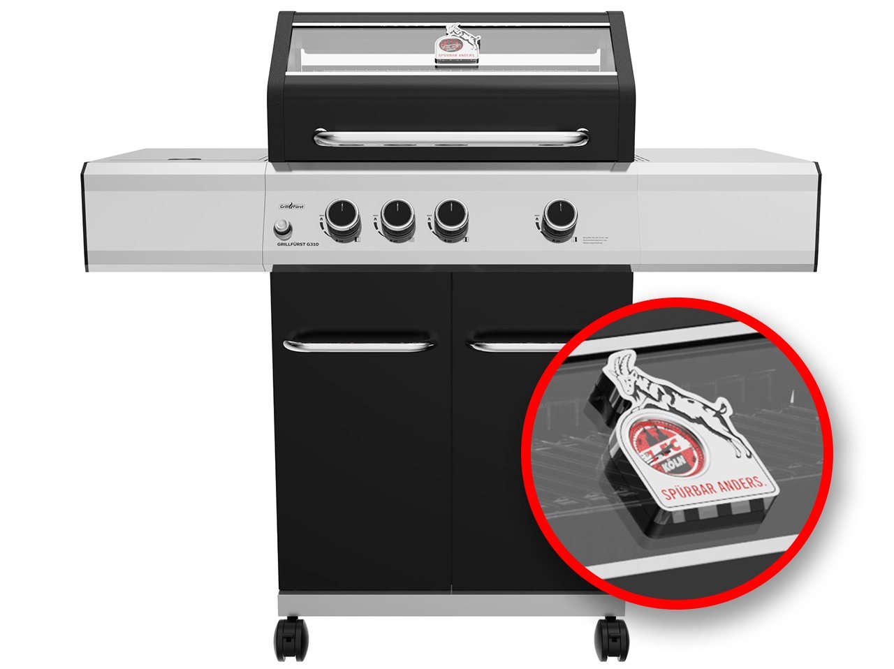 Grillfürst Gasgrill Grillfürst G310G 3-Brenner Gasgrill - 1. FC Köln Edition Grillfürst Gasgrill Grillfürst G310G 3-Brenner Gasgrill - 1. FC Köln Edition von Grillfürst