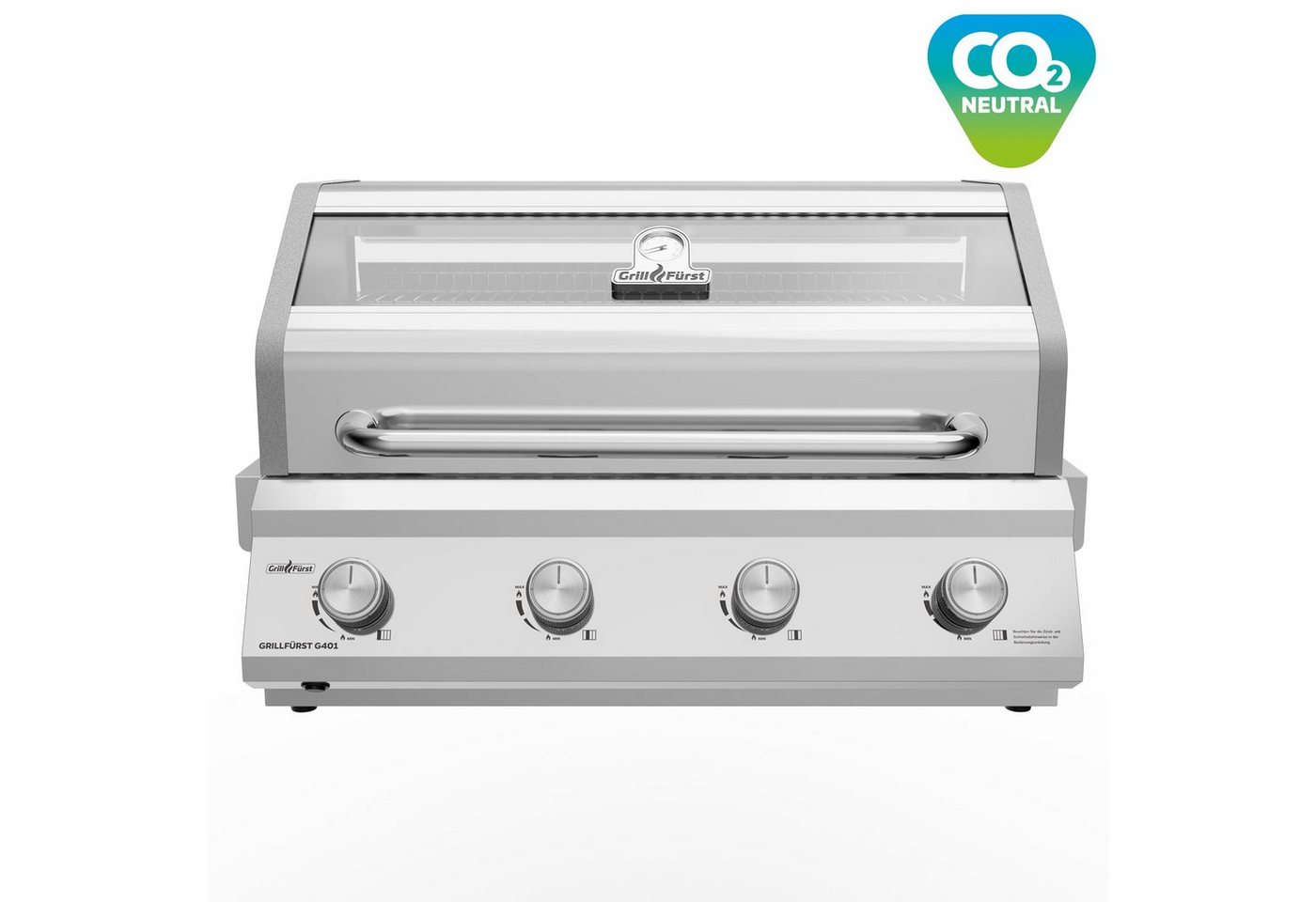 Grillfürst Gasgrill Grillfürst G401E 4-Brenner Einbaugrill mit Edelstahl Rosten von Grillfürst