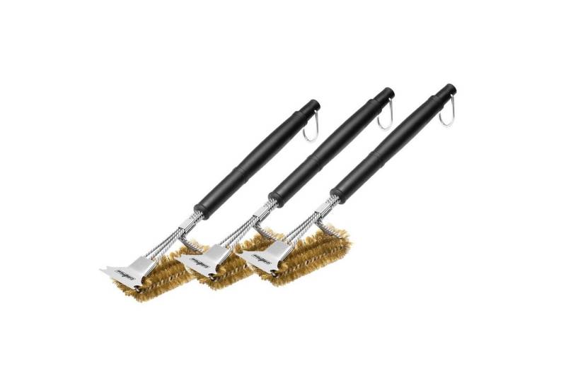 Grillfürst Grillbürste 3x Grillfürst Premium Grillbürste aus Messing mit langem 3-fach Bürstenkopf und Schaber Grillfürst Grillbürste 3x Grillfürst Premium Grillbürste aus Messing mit langem 3-fach Bürstenkopf und Schaber von Grillfürst