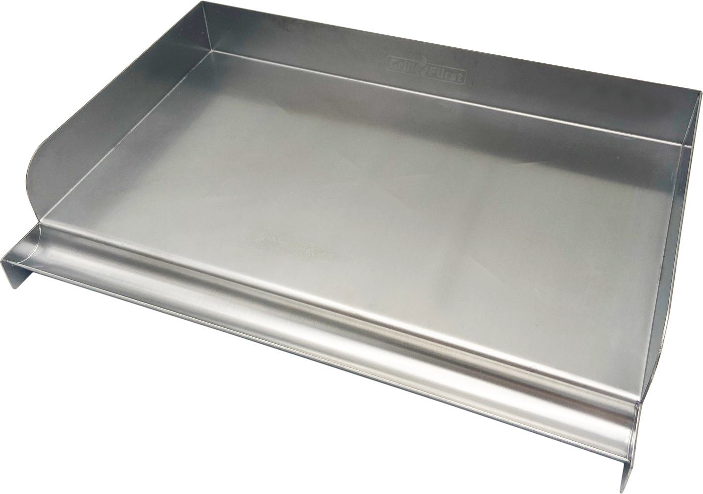 Grillfürst Grillplatte Grillfürst Edelstahl Plancha / Grillplatte / Teppanyaki Pfanne Größe M - 41 x 24,5 cm von Grillfürst