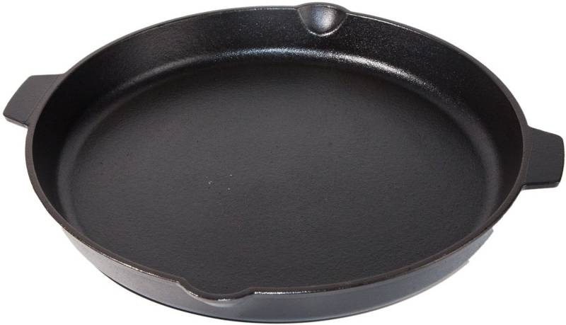 Grillfürst Grillpfanne Grillfürst Gusseisenpfanne mit 2 Griffen Ø 40 cm von Grillfürst