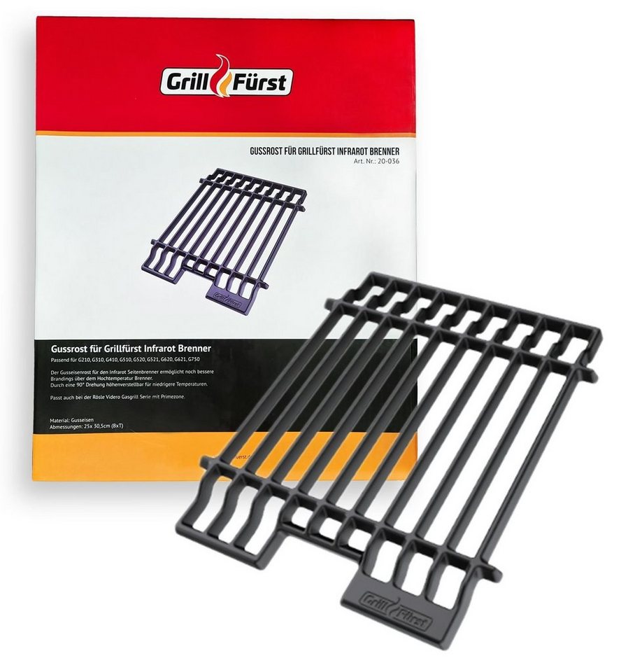 Grillfürst Grillrost Grillfürst Gusseisen Rost für Infrarot-Zone für Grillfürst Gasgrills / Rösle Videro von Grillfürst