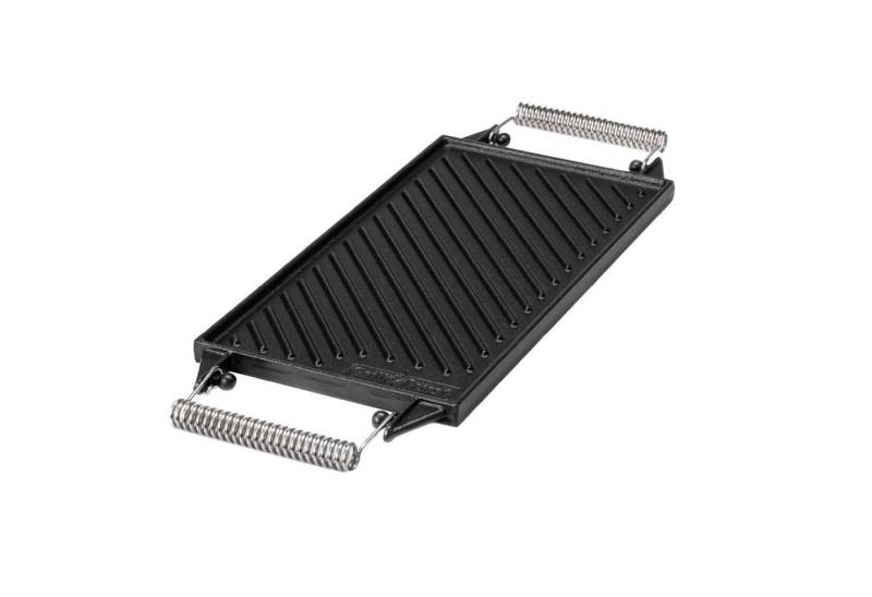Grillfürst Grillplatte Grillfürst Universal Grillplatte / Wendeplatte aus Gusseisen 35 x 20 cm von Grillfürst