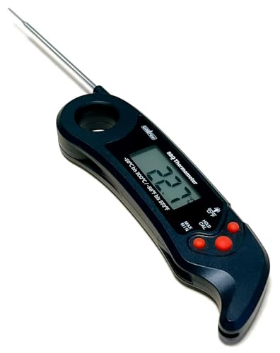 Grillfürst Grillthermometer - Fast-Pen Thermometer mit sekundenschneller Temperaturmessung und hoher Messgenauigkeit, digitales Fleischthermometer für Grill, Smoker und Backofen Grillfürst Grillthermometer - Fast-Pen Thermometer mit sekundenschneller Temperaturmessung und hoher Messgenauigkeit, digitales Fleischthermometer für Grill, Smoker und Backofen von Grillfürst