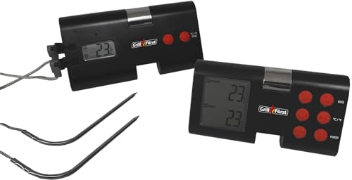 Grillfürst Grillthermometer - Funk-Thermometer - Fleischthermometer - Bratenthermometer von Grillfürst