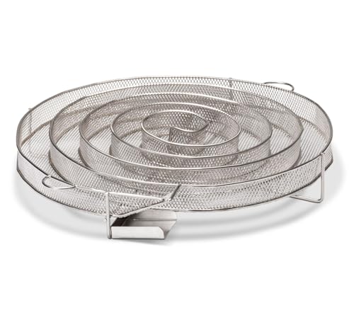 Grillfürst Kaltrauchgenerator - Rauchschnecke aus Edelstahl, runder Kaltraucherzeuger für Gas- und Kohlegrill sowie Räucherofen, XXL ø 31 cm Grillfürst Kaltrauchgenerator - Rauchschnecke aus Edelstahl, runder Kaltraucherzeuger für Gas- und Kohlegrill sowie Räucherofen, XXL ø 31 cm von Grillfürst