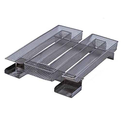 Grillfürst Kaltrauchgenerator - Rauchschnecke aus Edelstahl, eckiger Kaltraucherzeuger für Gas- und Kohlegrill sowie Räucherofen, Maße 22 x 16,5 x 4,5 cm Grillfürst Kaltrauchgenerator - Rauchschnecke aus Edelstahl, eckiger Kaltraucherzeuger für Gas- und Kohlegrill sowie Räucherofen, Maße 22 x 16,5 x 4,5 cm von Grillfürst