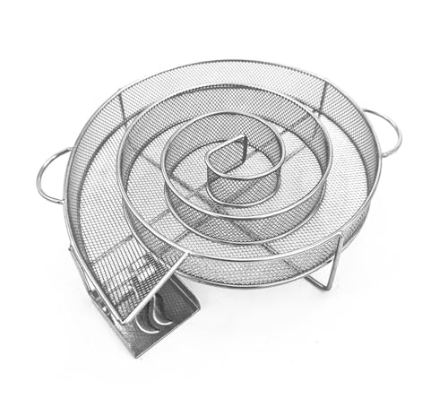 Grillfürst Kaltrauchgenerator - Rauchschnecke aus Edelstahl, runder Kaltraucherzeuger für Gas- und Kohlegrill sowie Räucherofen, ø 19,5 cm Grillfürst Kaltrauchgenerator - Rauchschnecke aus Edelstahl, runder Kaltraucherzeuger für Gas- und Kohlegrill sowie Räucherofen, ø 19,5 cm von Grillfürst