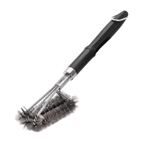 Grillfürst Premium Grillbürste mit Edelstahl Borsten, 45 cm - Grill Reinigungsbürste für Grillrost, Grillrost Bürste mit langem 3-Fach Bürstenkopf Grillfürst Premium Grillbürste mit Edelstahl Borsten, 45 cm - Grill Reinigungsbürste für Grillrost, Grillrost Bürste mit langem 3-Fach Bürstenkopf von Grillfürst