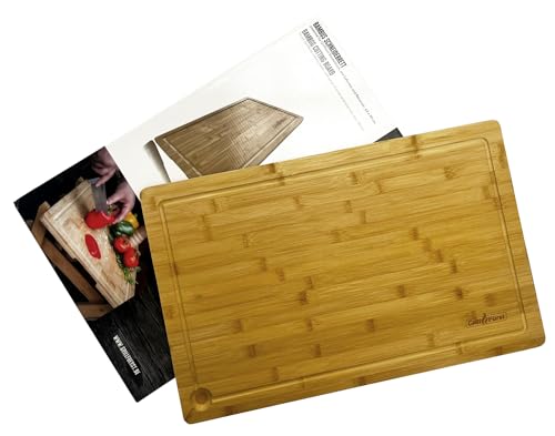 Grillfürst Schneidebrett - rutschfestes Tranchierbrett aus Bambus zur Zubereitung von Fleisch, Servierbrett für Käse und Wurst, Ersatzbrett für Grillfürst Beistelltisch, 63 x 40 x 2 cm Grillfürst Schneidebrett - rutschfestes Tranchierbrett aus Bambus zur Zubereitung von Fleisch, Servierbrett für Käse und Wurst, Ersatzbrett für Grillfürst Beistelltisch, 63 x 40 x 2 cm von Grillfürst