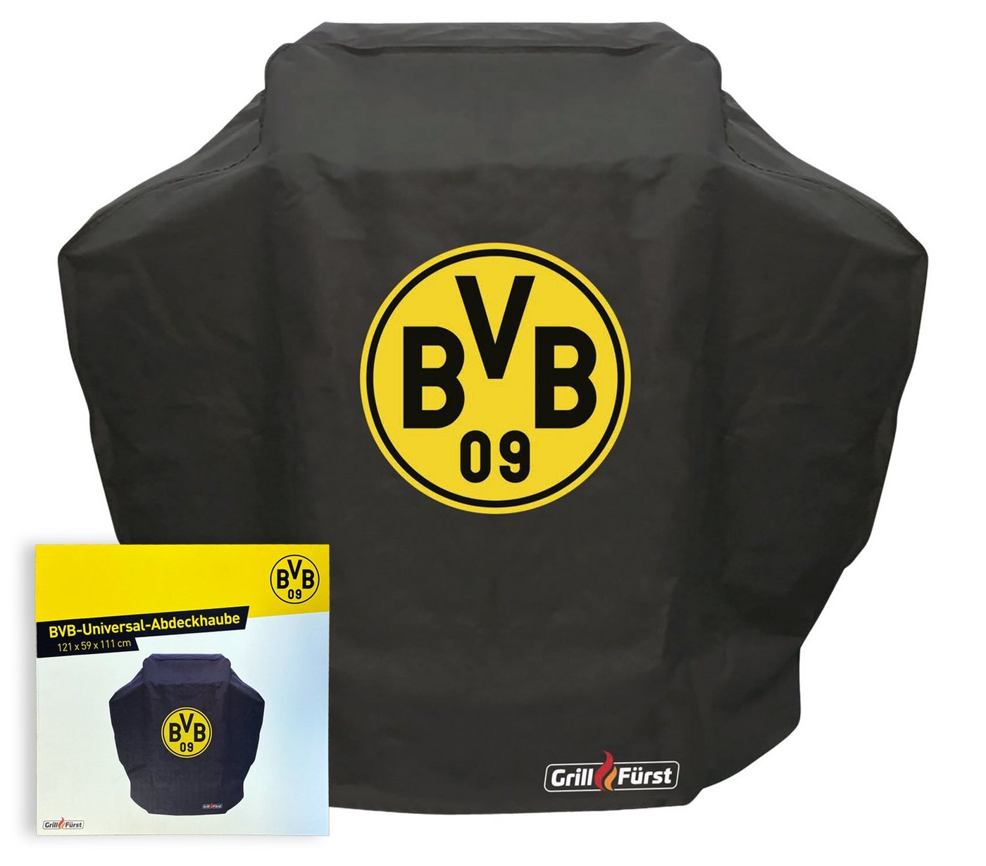 Grillabdeckhaube Grillfürst Abdeckhaube / Schutzhülle 121 x 59 x 111 cm - Borussia Dortmund Edition für Napoleon Rogue 365 / Broil King GEM 320 / Napoleon Triumph 325 /Outdoorchef Cairns 3G, Australia 315 G, 325 G Grillabdeckhaube Grillfürst Abdeckhaube / Schutzhülle 121 x 59 x 111 cm - Borussia Dortmund Edition für Napoleon Rogue 365 / Broil King GEM 320 / Napoleon Triumph 325 /Outdoorchef Cairns 3G, Australia 315 G, 325 G von Grillfürst