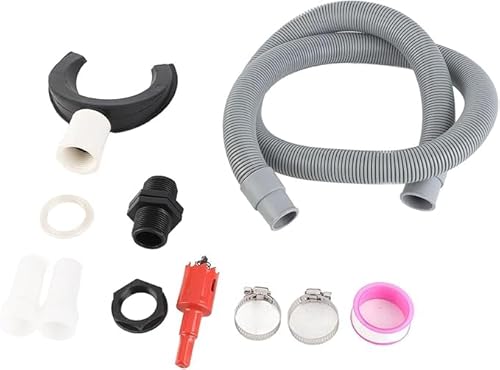 Grillix Regenwassersammler,70-100mm Fallrohr Regensammler,Regentonne Anschluss Fallrohr mit 1m Schlauch, Regentonne Anschluss Fallrohr mit Montagezubehör Für Dächer Bis 80 m² von Grillix