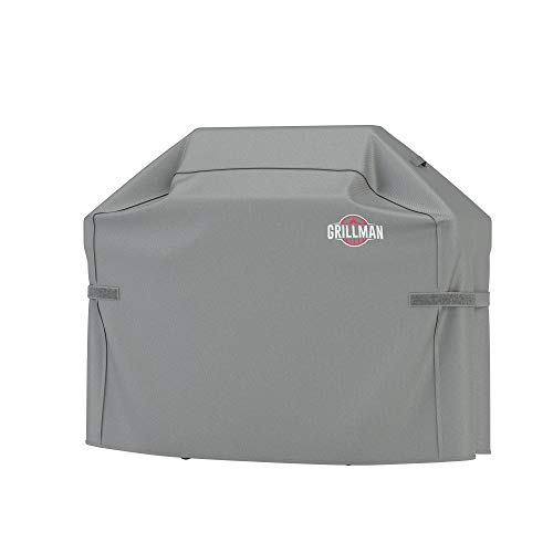 Grillman Grill Abdeckhaube Gasgrill Grillabdeckung Regendicht BBQ Abdeckung Cover Schutzhülle Haube Staubdicht Grill Abdeckplane Grillschutz 183 x 66 x 130cm - Grau von Grillman