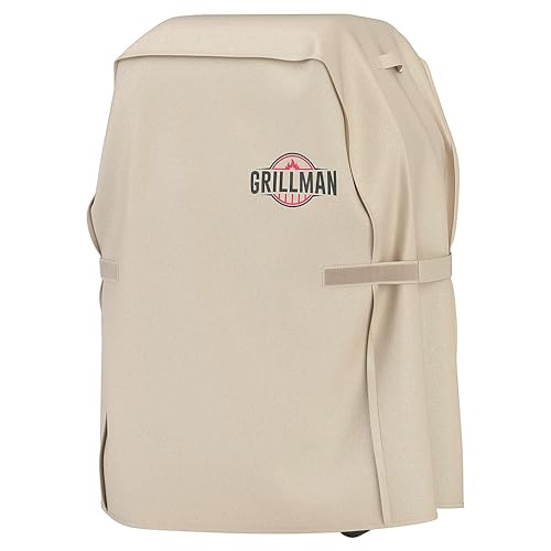 Grillman Grill Abdeckhaube Gasgrill Grillabdeckung Regendicht BBQ Abdeckung Cover Schutzhülle Haube Staubdicht Grill Abdeckplane Grillschutz 76 x 66 x 109cm - Braun von Grillman