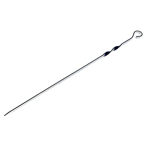 Grillmeister-Schwab Edelstahl Schaschlikspieße 2mm Stärke (Gesamtlänge 50cm) von Grillmeister-Schwab